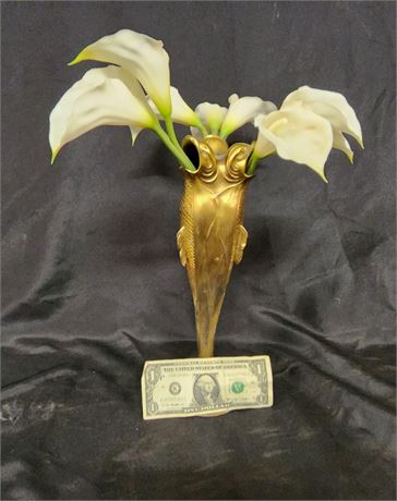 Vintage Brass Vase - 13"⬆️