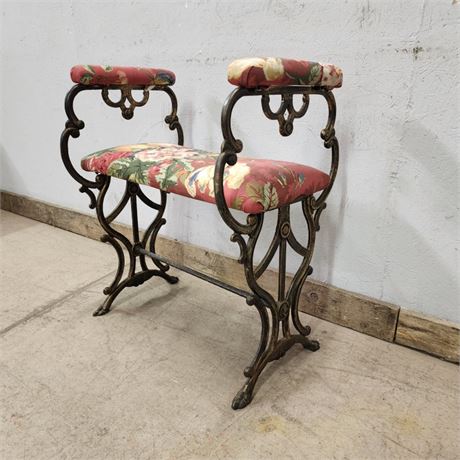 Vintage Iron Vanity Chair