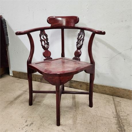 Antique Curved Corner Chair