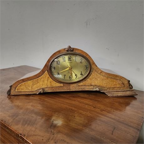 Vintage Plug-In Telechron Mantle Clock