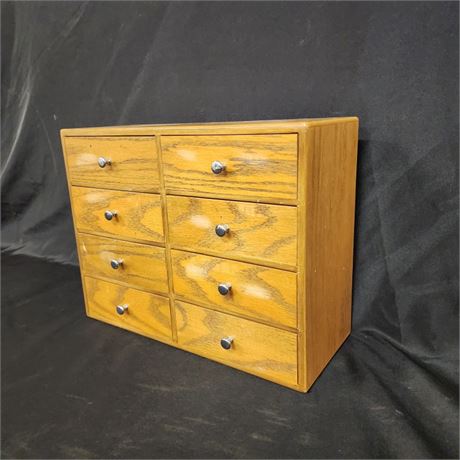 Nice Wood Cabinet w/ Drawers - 14x6x12