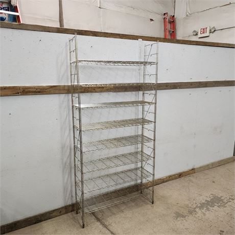 Stainless Steel Shelving Unit - 42x12x88