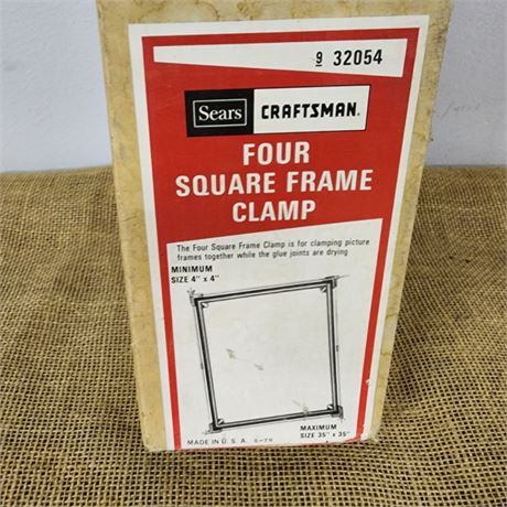 New "in-box" Four Square Frame Clamp