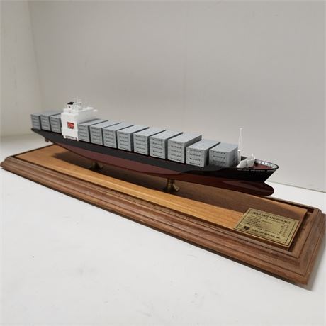 Sea-Land Scale Cargo Ship Model