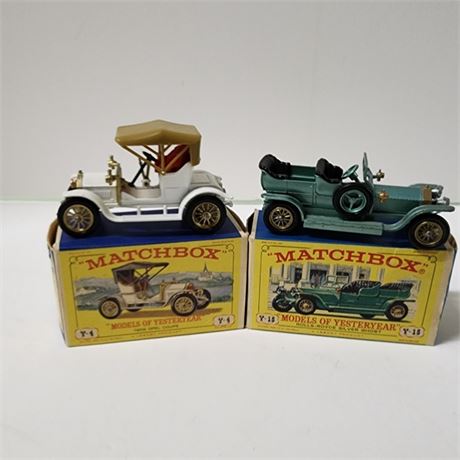 Vintage In Box Match Box Pair