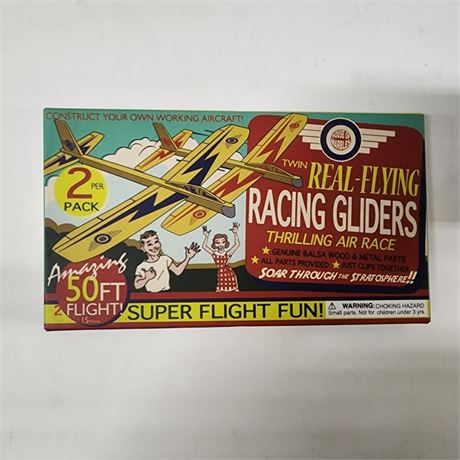 Vintage Wood Gliders in Box