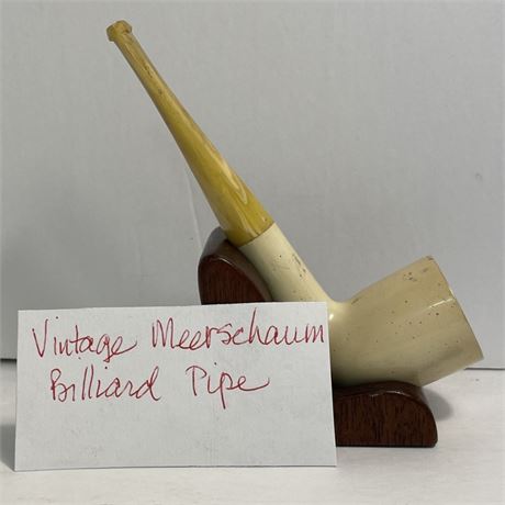 Vintage Meerschaum Billard Pipe