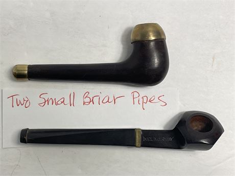 2 Small Briar Pipes