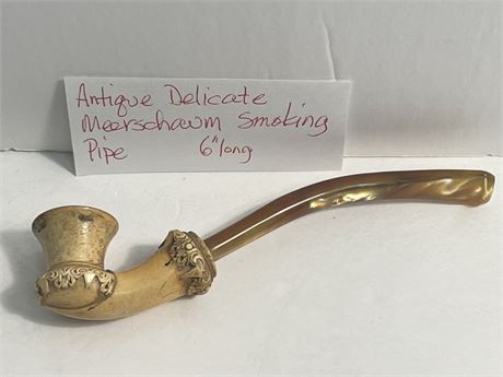 Antique Delicate Meerschaum Smoking Pipe