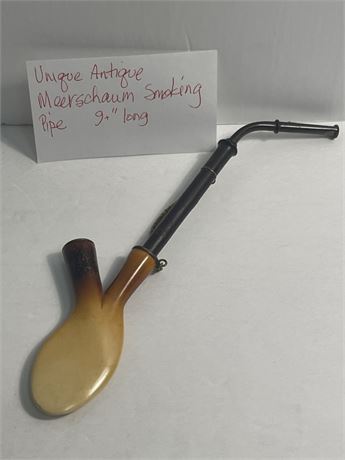 Unique Antique Meerschaum Smoking Pipe