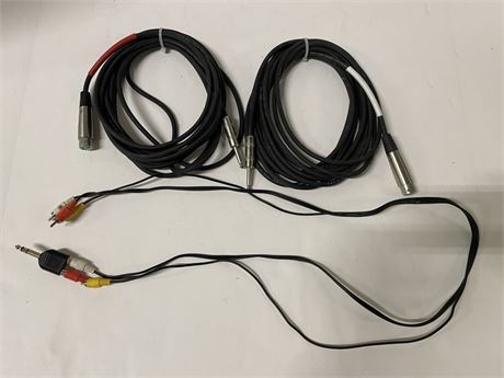 Assorted Amplifier Cords