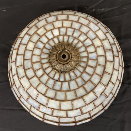 Antique Fancy Table Lamp Glass Shade...14x4