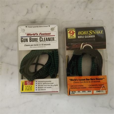 New Bore Snake Rifle Cleaner Pair