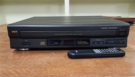 RCA 5 Disc CD Changer/Player with Remote