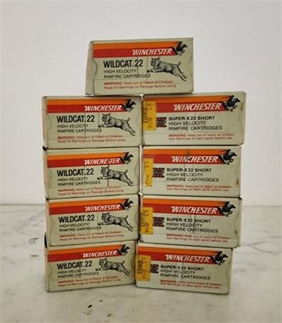 Winchester Wildcat & Super X 22 Ammo...400rds Aprox