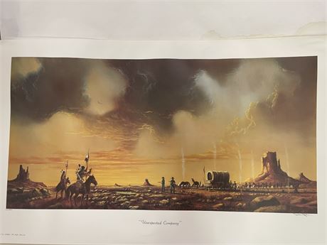 "Unexpected Company" 1994 Signed #20/580 Don Griffiths Print -