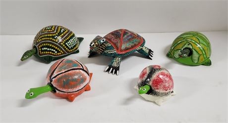 Hand Made & Painted Turtles