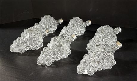 Vintage Glass/Crystal? Grape Cluster Containers