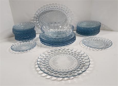 Collectible Vintage Blue Plates & Bowl