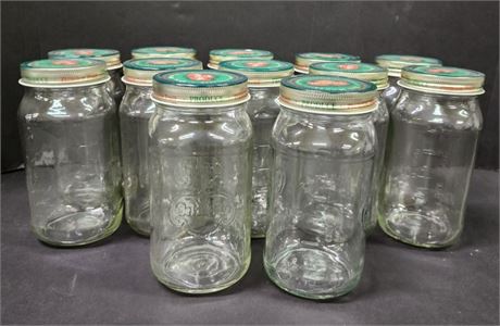 Lidded Vintage DelMonte Jars