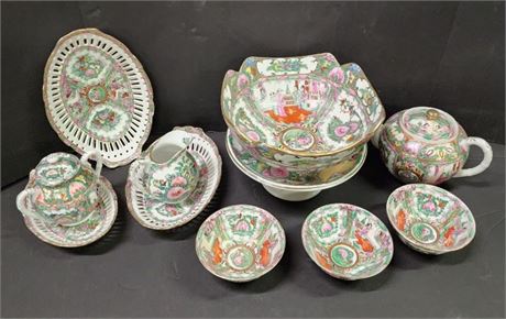 Vintage Japanese Hand Painted Porcelain