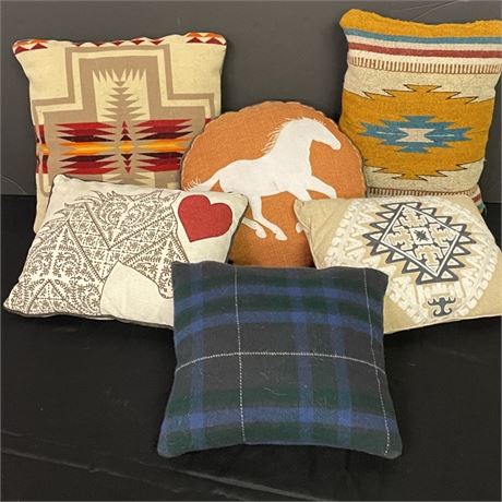 Vintage Throw Pillows - Some Pendleton