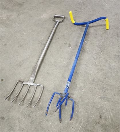 Stainless Steel Fork + Garden Claw