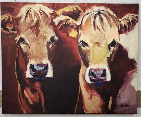 Signed Cow Print 32x26