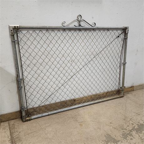 Vintage Chain Link Gate Panel 65x46