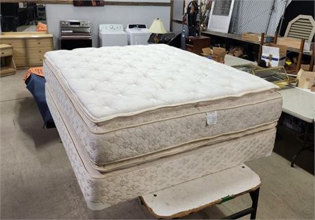 Nice Full Pillow Top Mattress and Box Springs