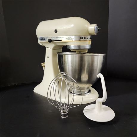 Vintage Hobart Kitchen Aid K45SS Household Stand Mixer