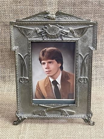 Vintage Cast Picture Frame, 6x9