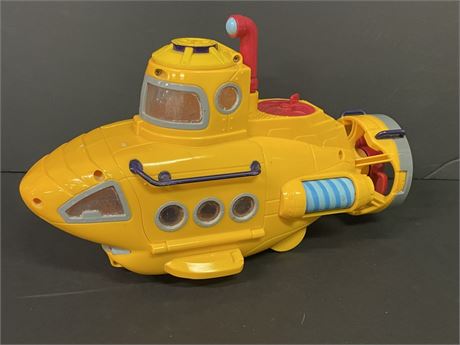 Fisher Price Beatles Yellow Submarine, 13" long