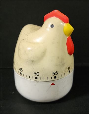 Vintage Chicken Kitchen Timer