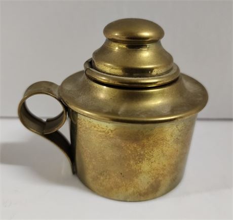 Vintage Brass Mini Oil Lamp