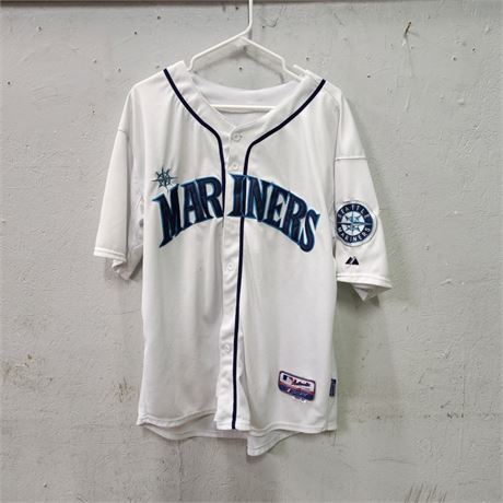 Authentic Collection Robinson Cano Mariners Jersey, Sz 52, by Majestic