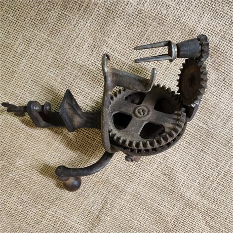 Rare Antique 1882 Iron Apple Parer