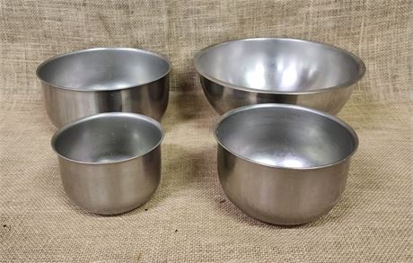 Stainless Steel Mixing Bowl Quad