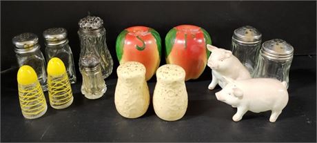 Assorted Vintage Salt and Pepper Shakers