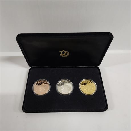 Collectible Billings MT Yellowstone County Centennial Coin Set In Case