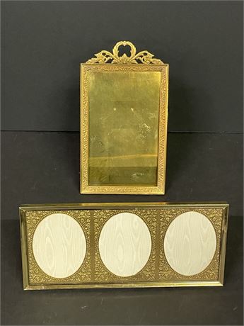 Pair of Classy Picture Frames. One is Vintage, made in France for R.H. Macy