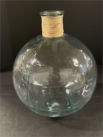 Nice Spanish Made 17" tall Glass Globe Jar