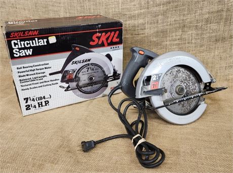 7 1/4" Skill 5250 Circular Saw w/ Original Box