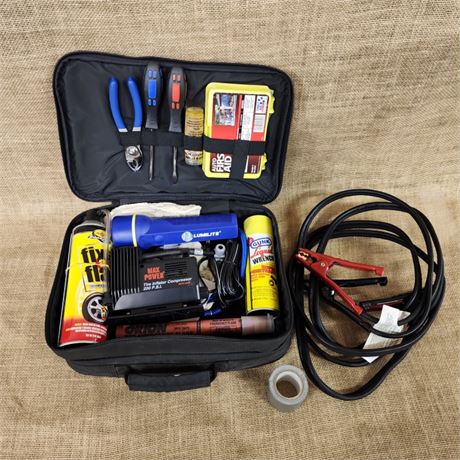 Road Emergency Car Kit w/ Case