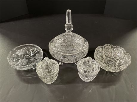 Vintage Crystal Tableware