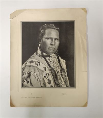 1927 TJ Hileman Chief Heavy Breast - GNP Photo Print - 11x14