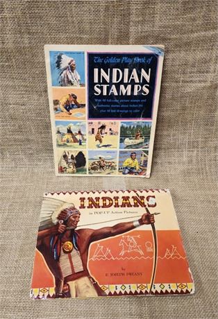 Vintage Indian Stamps & Pop-up Books