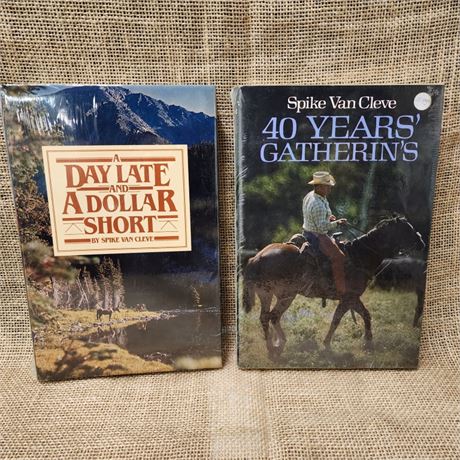 Collectible Wrapped Spike Van  Cleve Book Pair