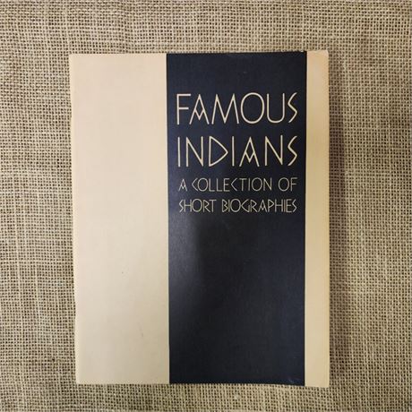 Vintage Famous Indians Biography Book