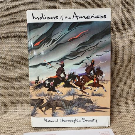 Vintage National Geographic "Indians of the Americas" Book